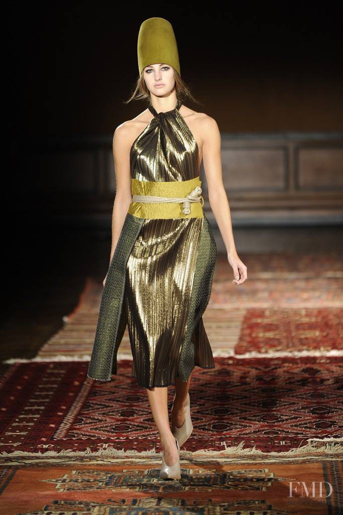 Rachel Fox featured in  the Tia Cibani fashion show for Autumn/Winter 2014