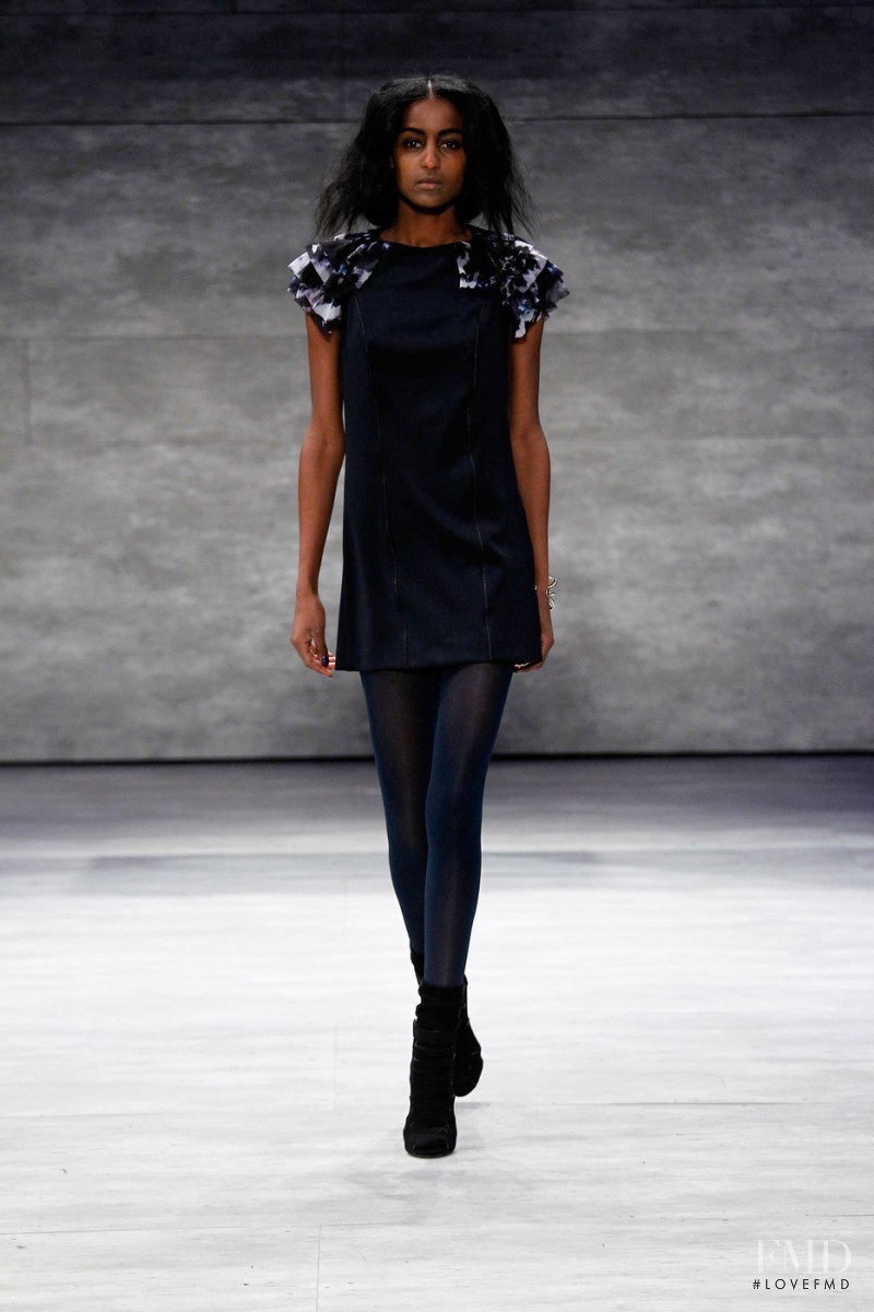 Lula Kenfe featured in  the Charlotte Ronson fashion show for Autumn/Winter 2015