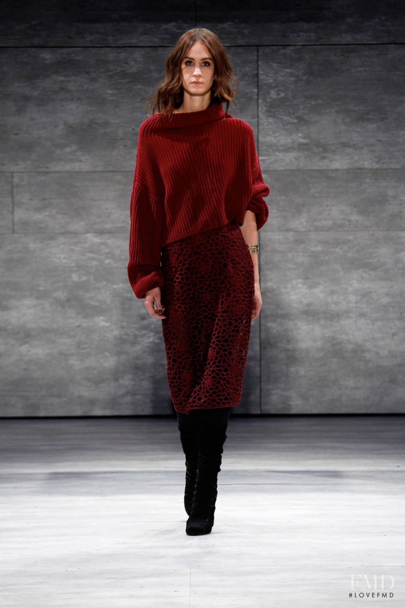 Helena Prestes featured in  the Charlotte Ronson fashion show for Autumn/Winter 2015