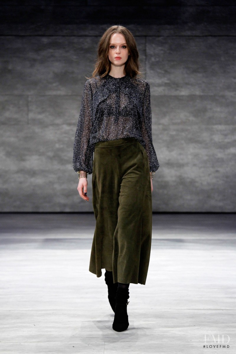 Alisha Judge featured in  the Charlotte Ronson fashion show for Autumn/Winter 2015