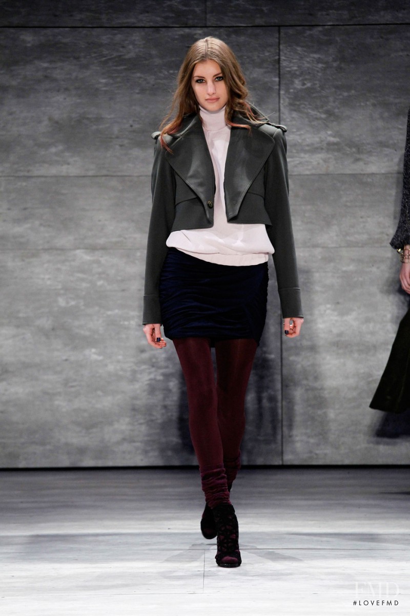 Rachel Fox featured in  the Charlotte Ronson fashion show for Autumn/Winter 2015