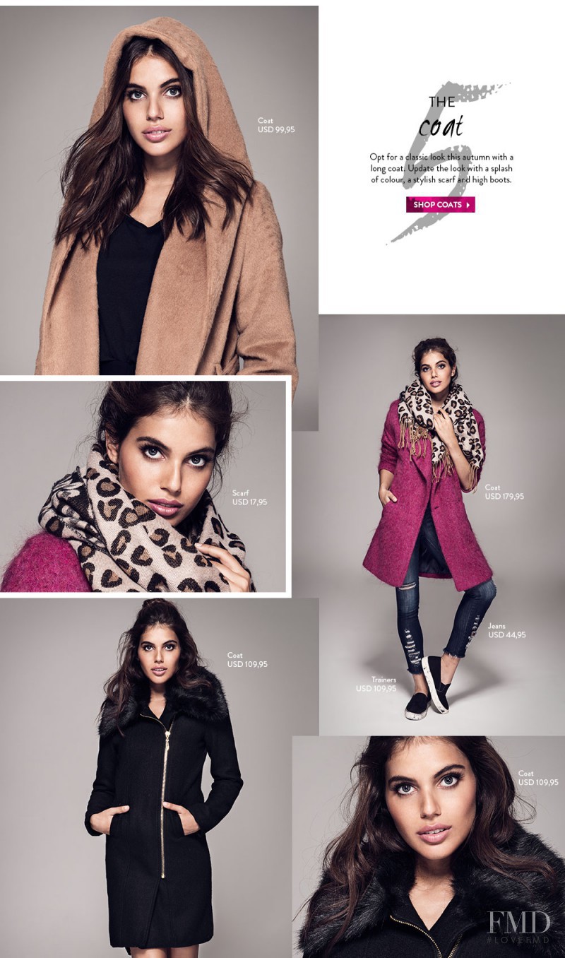 Shlomit Malka featured in  the nelly.com The Jacket Guide catalogue for Winter 2014