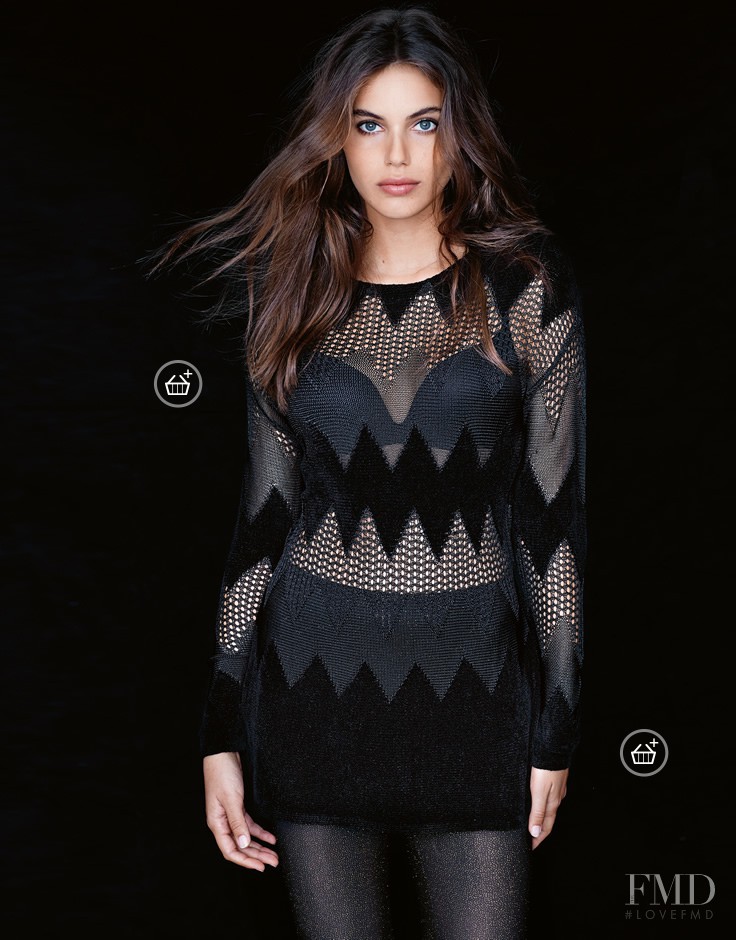 Shlomit Malka featured in  the Intimissimi lookbook for Winter 2014