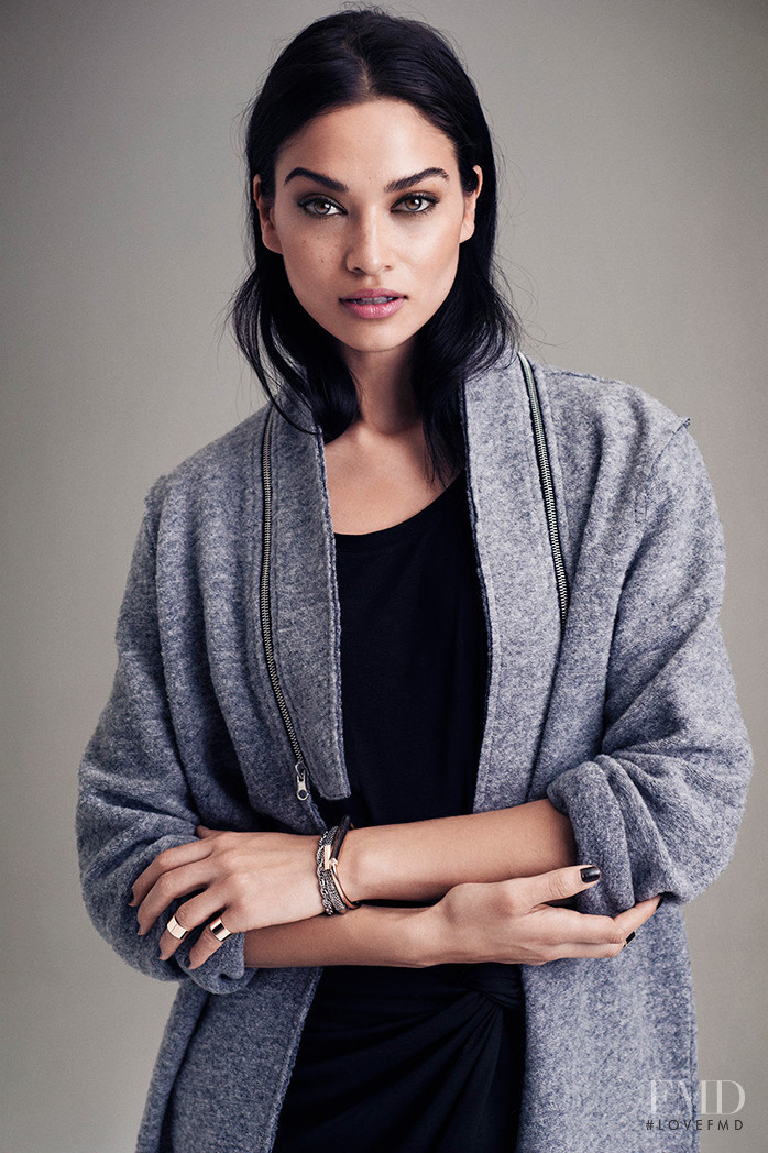 Shanina Shaik featured in  the Gina Tricot lookbook for Autumn/Winter 2014