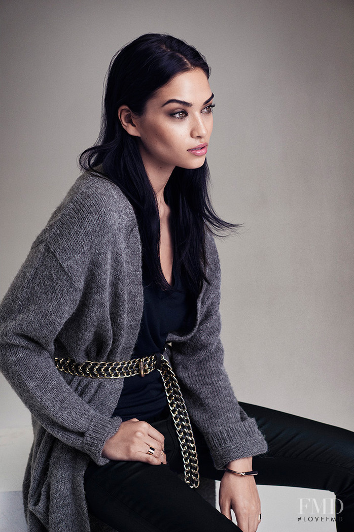 Shanina Shaik featured in  the Gina Tricot lookbook for Autumn/Winter 2014
