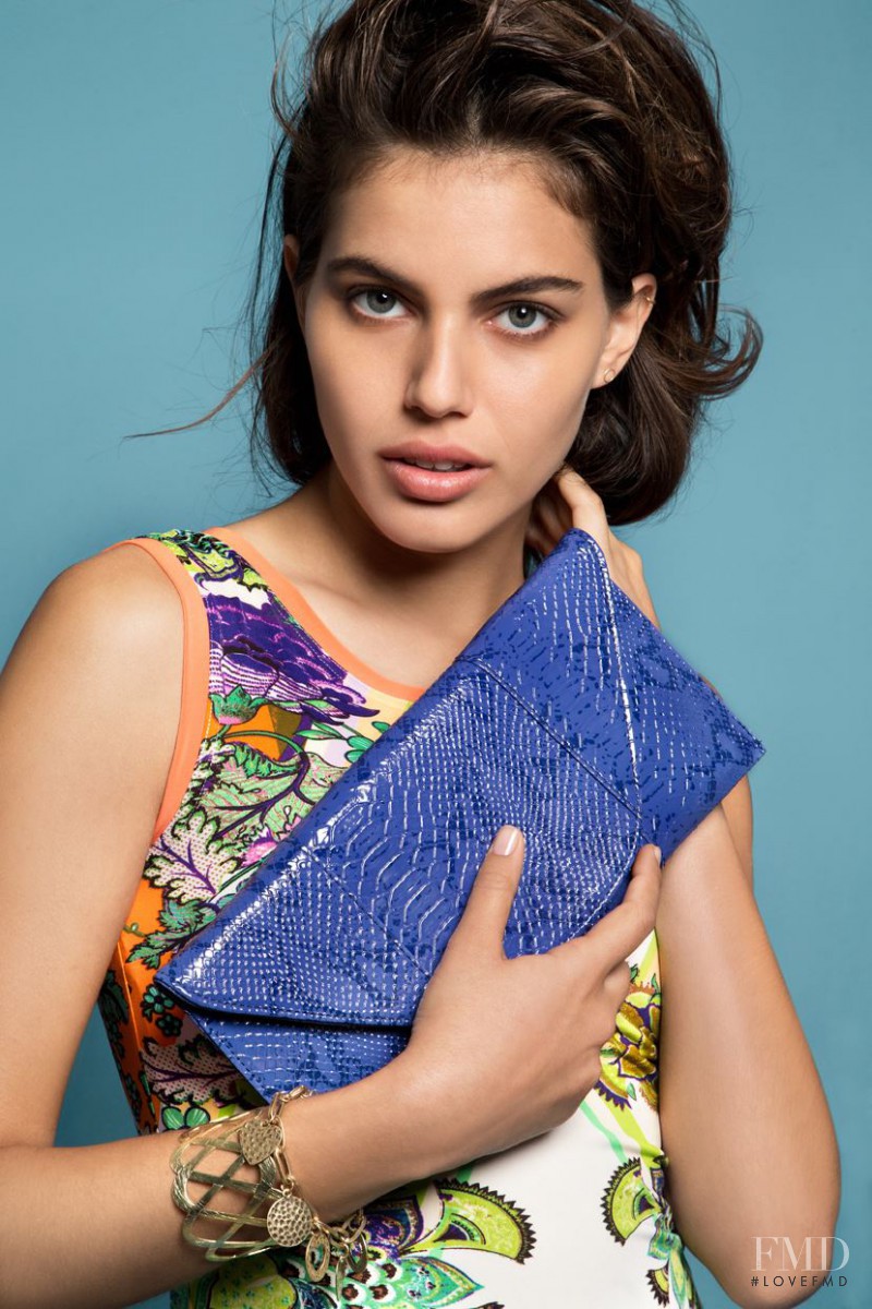 Shlomit Malka featured in  the Golbary lookbook for Spring/Summer 2015