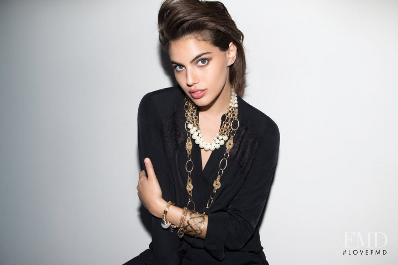 Shlomit Malka featured in  the Golbary lookbook for Spring/Summer 2015