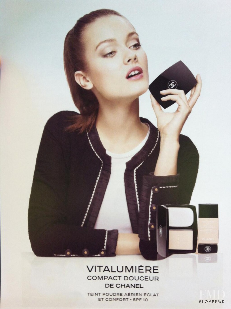 Chanel Beauty Vitalumière Compact Douceur advertisement for Autumn/Winter 2013