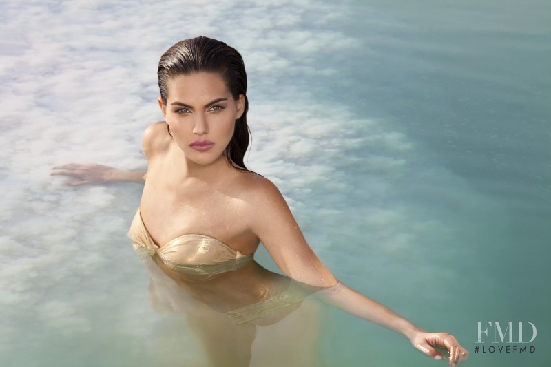 Shlomit Malka featured in  the Deep Sea Cosmetics advertisement for Spring/Summer 2012
