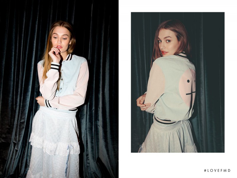 Roosmarijn de Kok featured in  the Wildfox La Dolce Vita lookbook for Fall 2015