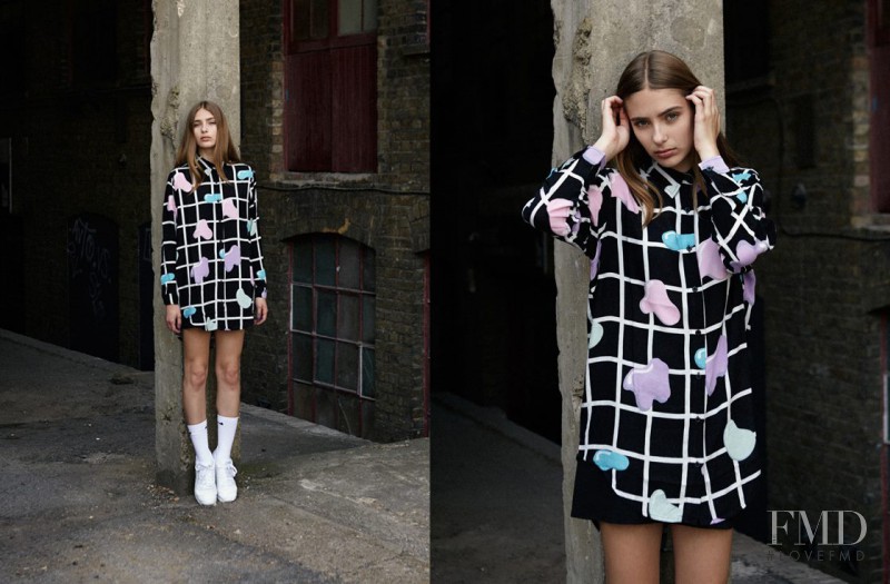 Calandra Stavroudis featured in  the Lazy Oaf lookbook for Autumn/Winter 2014