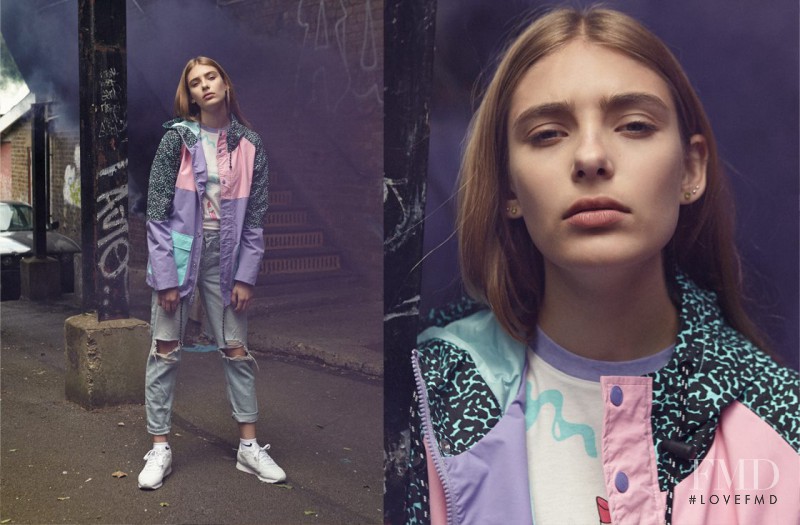 Calandra Stavroudis featured in  the Lazy Oaf lookbook for Autumn/Winter 2014