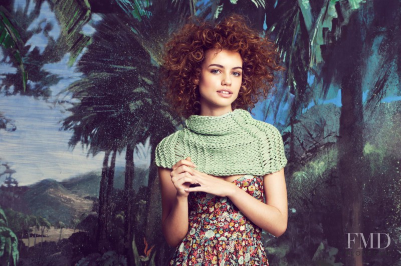 Elle Trowbridge featured in  the Wool and the Gang lookbook for Spring/Summer 2014