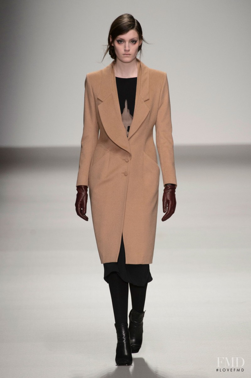 Connie Martin featured in  the Jean Pierre Braganza fashion show for Autumn/Winter 2015