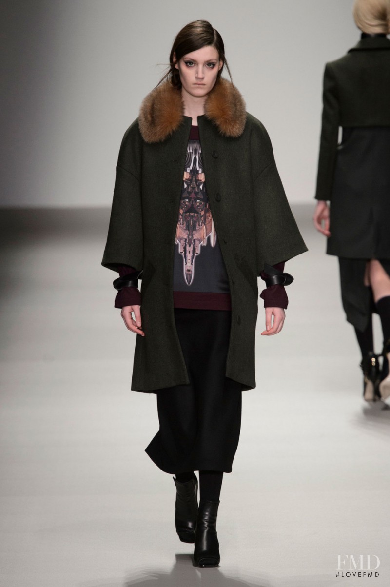 Connie Martin featured in  the Jean Pierre Braganza fashion show for Autumn/Winter 2015