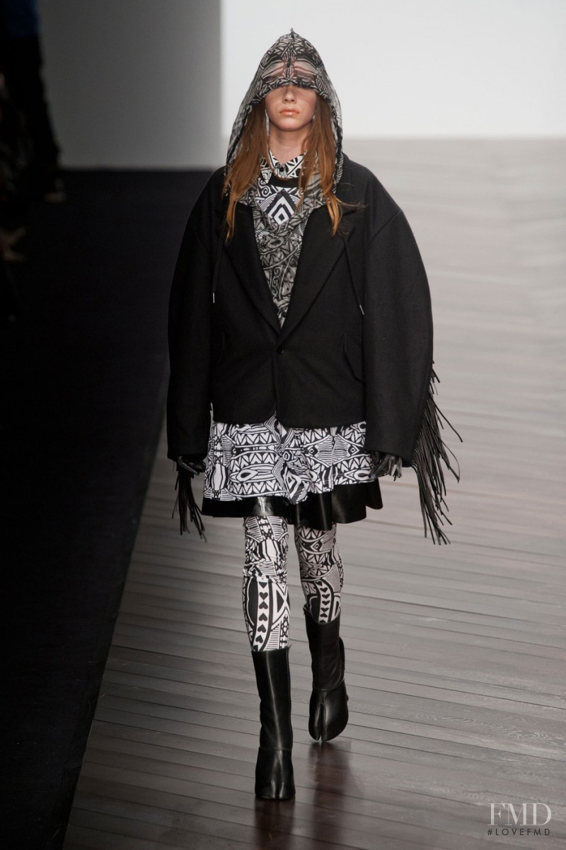 Xannie Cater featured in  the KTZ fashion show for Autumn/Winter 2013
