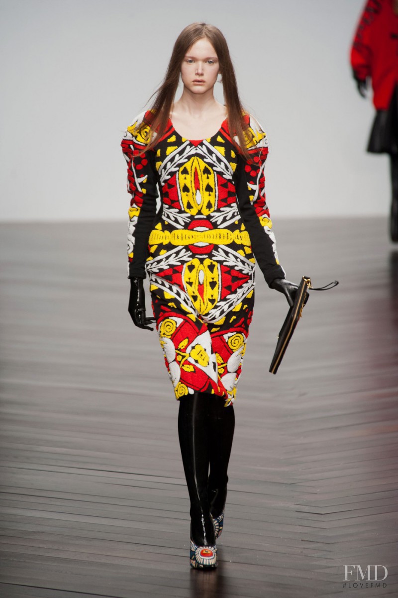 Nuala Keohane featured in  the KTZ fashion show for Autumn/Winter 2013