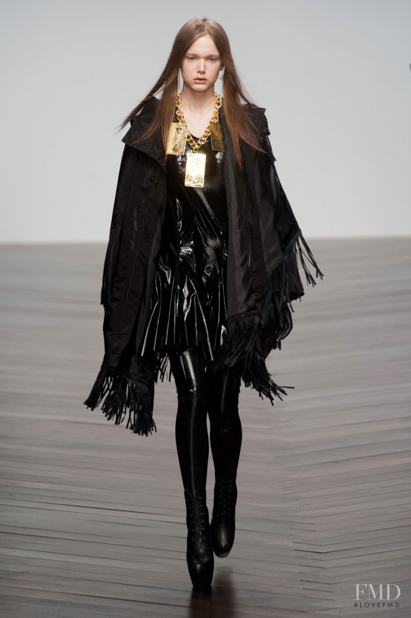 Nuala Keohane featured in  the KTZ fashion show for Autumn/Winter 2013