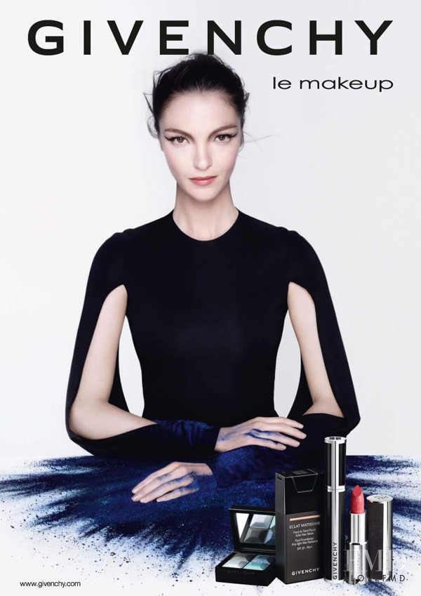 Mariacarla Boscono featured in  the Givenchy Beauty Le Makeup advertisement for Autumn/Winter 2013