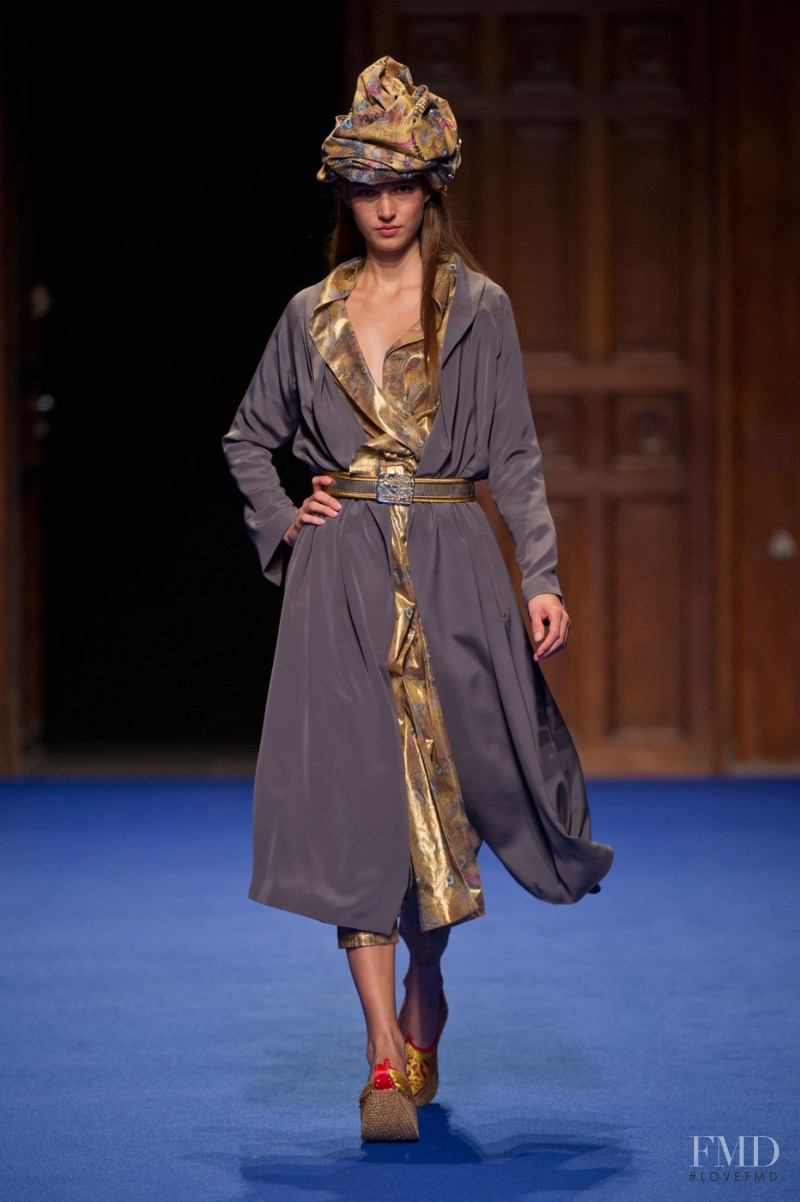 Nikolett Bogar featured in  the Junko Shimada fashion show for Spring/Summer 2013