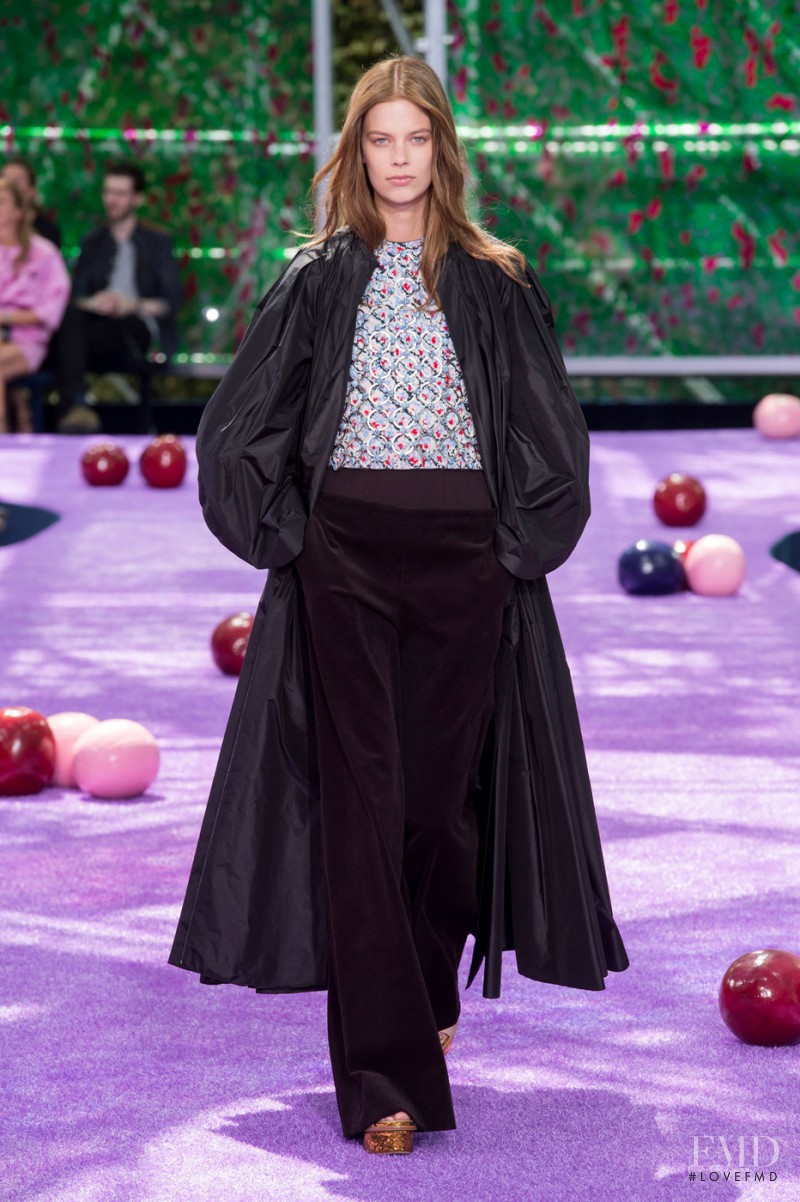 Lexi Boling featured in  the Christian Dior Haute Couture fashion show for Autumn/Winter 2015
