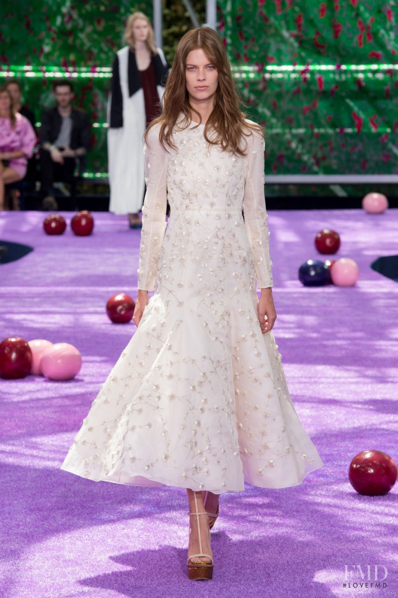 Lexi Boling featured in  the Christian Dior Haute Couture fashion show for Autumn/Winter 2015
