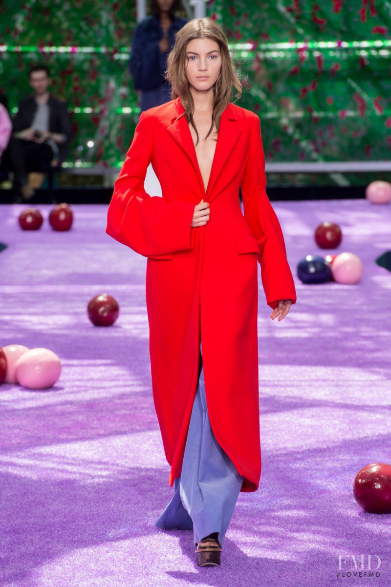 Valery Kaufman featured in  the Christian Dior Haute Couture fashion show for Autumn/Winter 2015