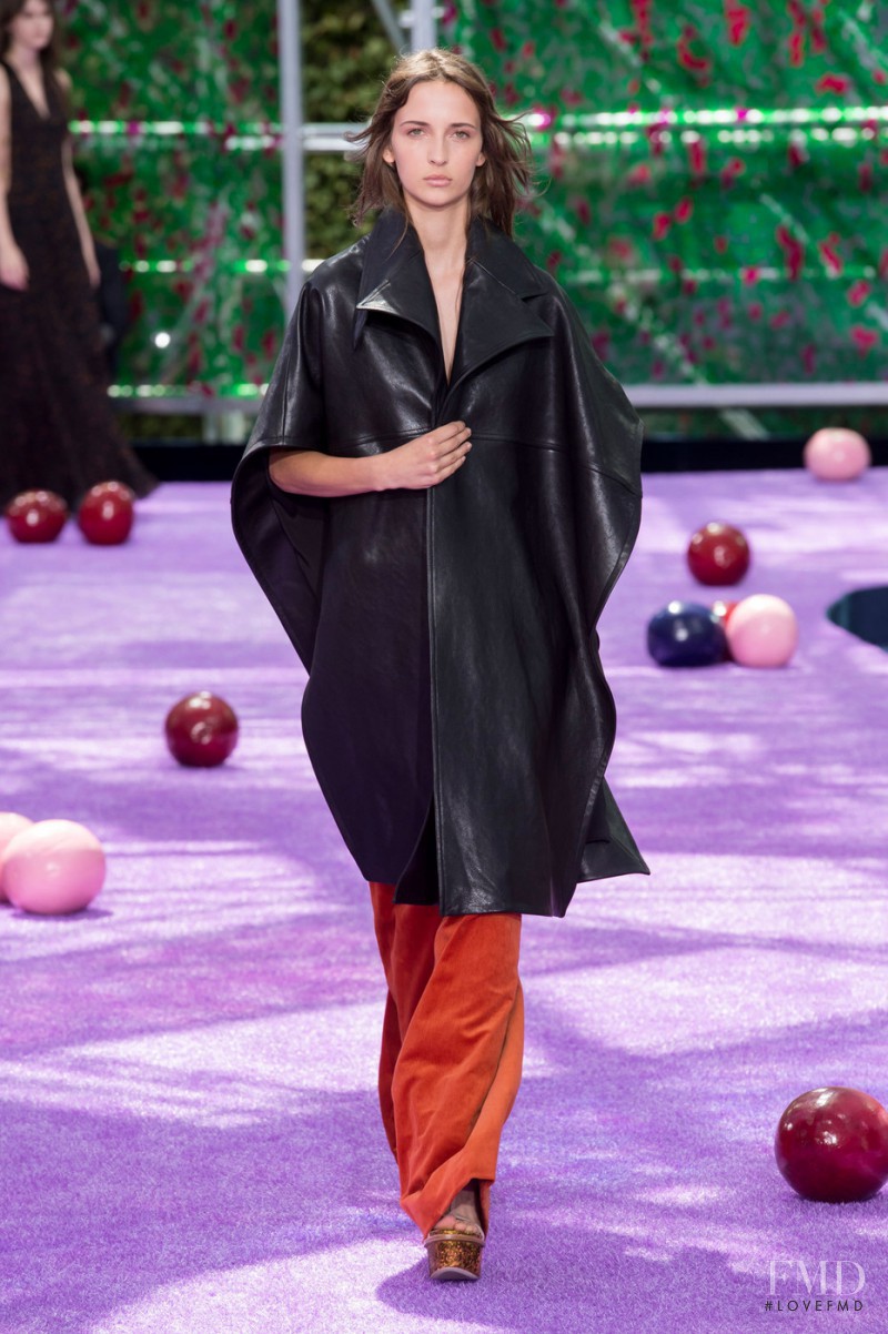 Waleska Gorczevski featured in  the Christian Dior Haute Couture fashion show for Autumn/Winter 2015