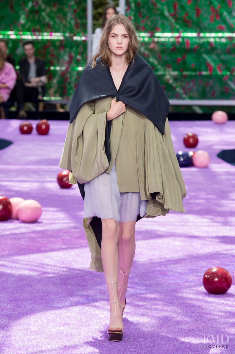 Madison Whittaker featured in  the Christian Dior Haute Couture fashion show for Autumn/Winter 2015