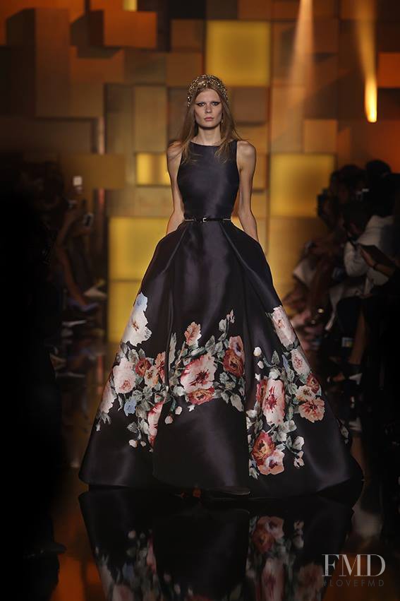 Alexandra Elizabeth Ljadov featured in  the Elie Saab Couture fashion show for Autumn/Winter 2015