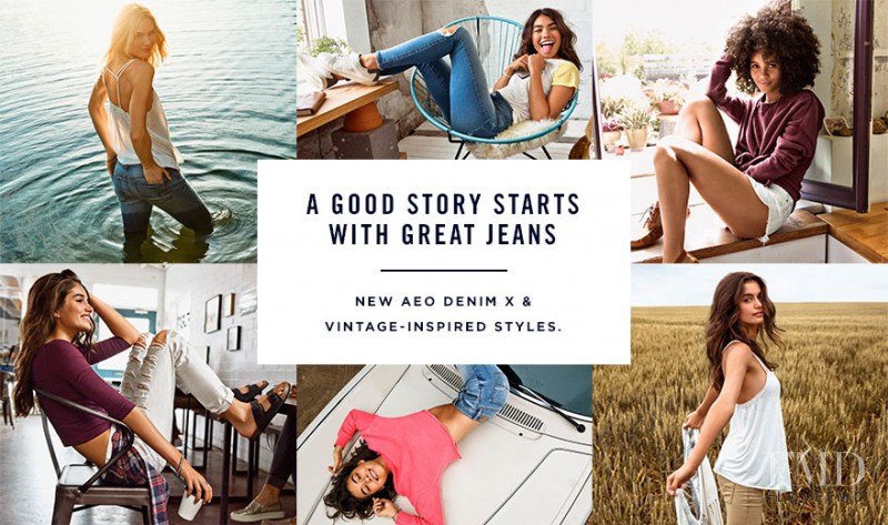 Maia Cotton featured in  the American Eagle OutFitters advertisement for Autumn/Winter 2015