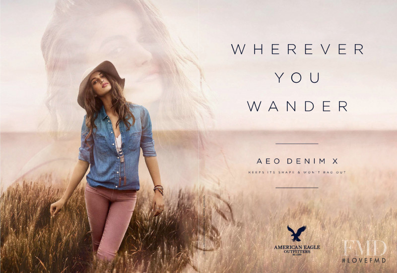 Maia Cotton featured in  the American Eagle OutFitters advertisement for Autumn/Winter 2015