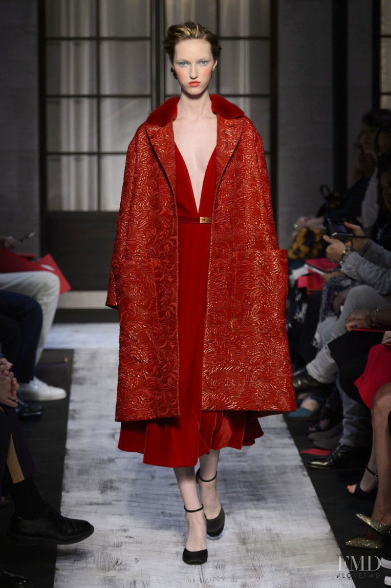 Liza Ostanina featured in  the Schiaparelli fashion show for Autumn/Winter 2015