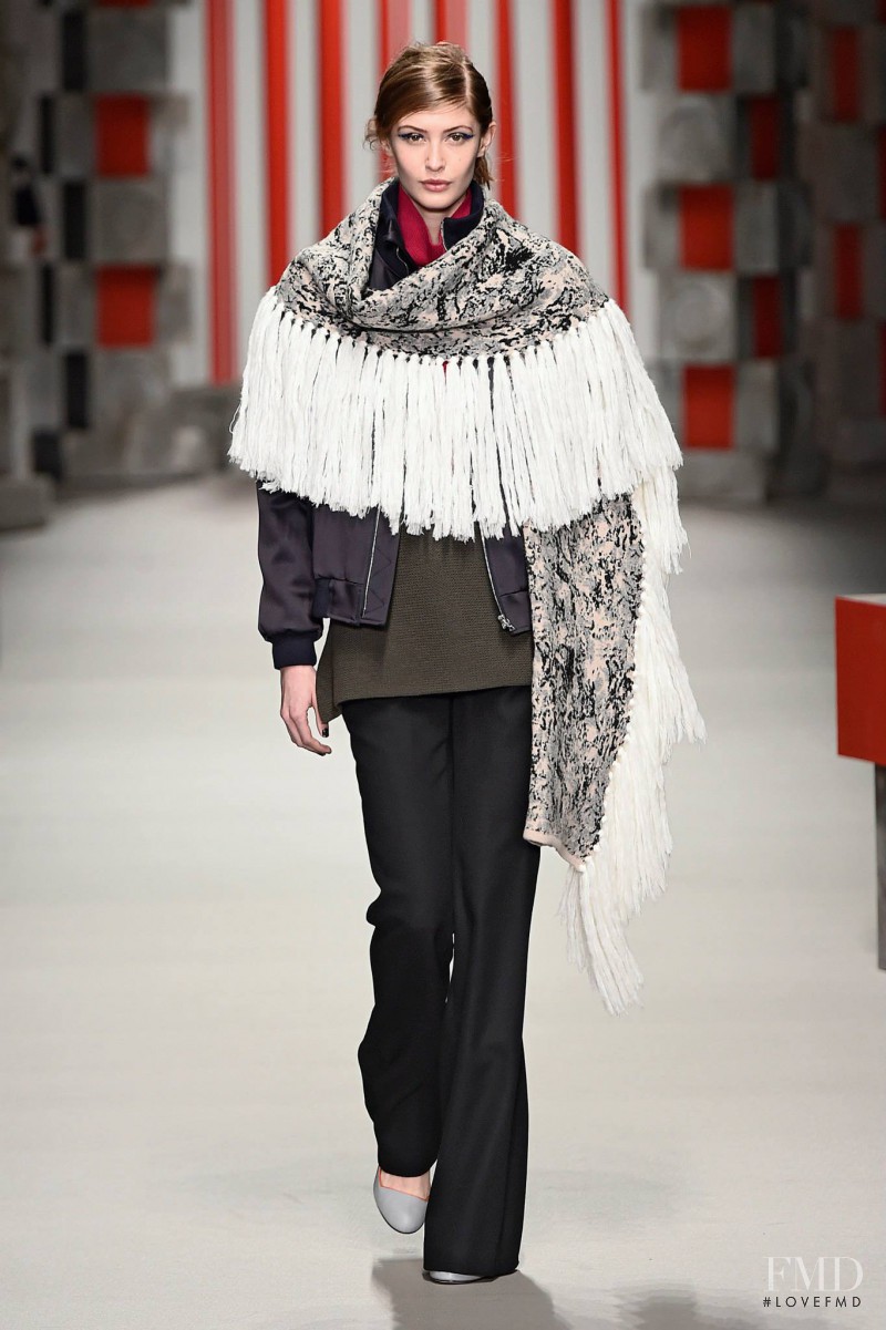 Augusta Beyer Larsen featured in  the Eudon Choi fashion show for Autumn/Winter 2015