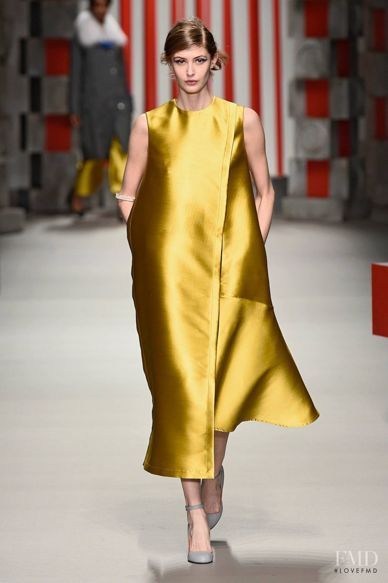 Augusta Beyer Larsen featured in  the Eudon Choi fashion show for Autumn/Winter 2015