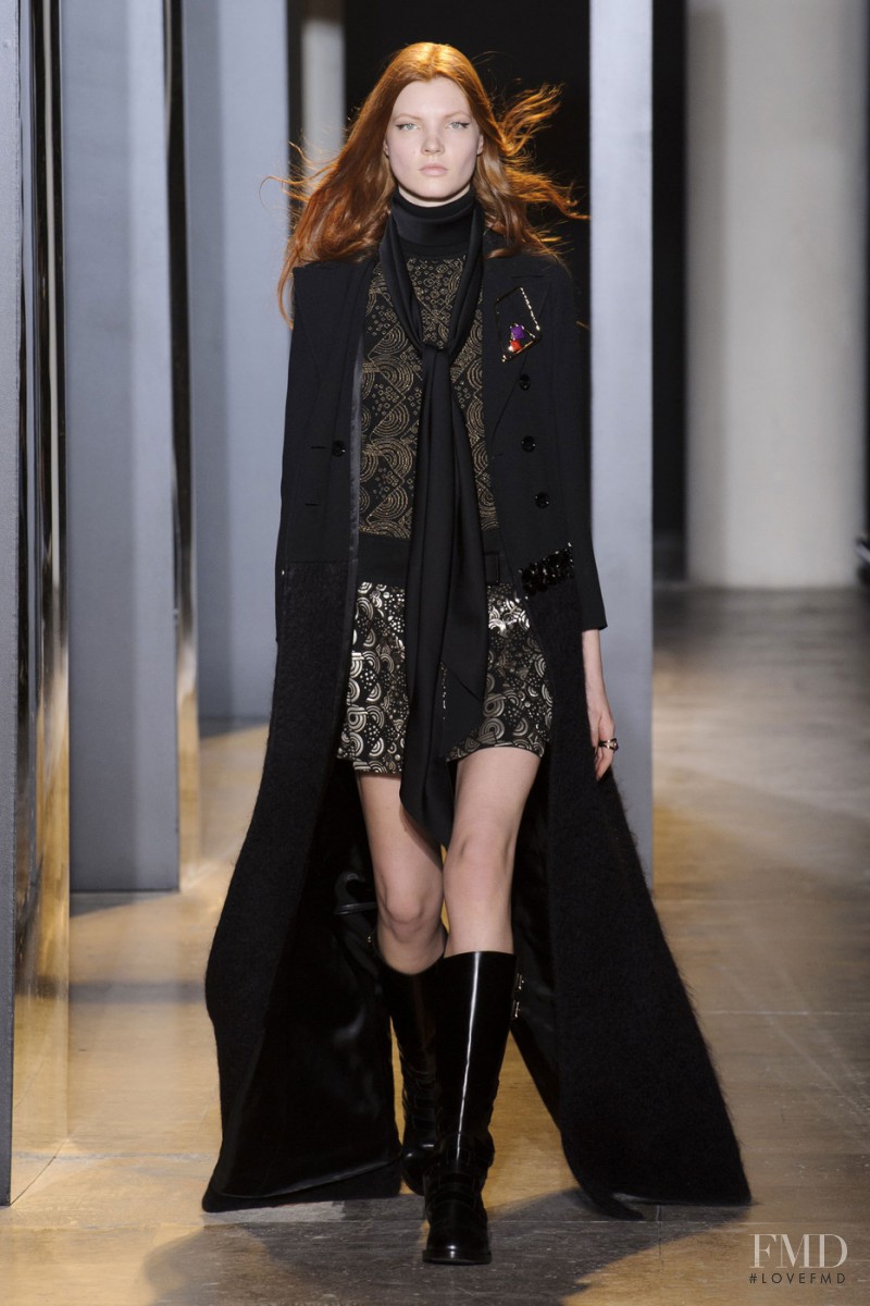 Anastasia Ivanova featured in  the John Galliano fashion show for Autumn/Winter 2015