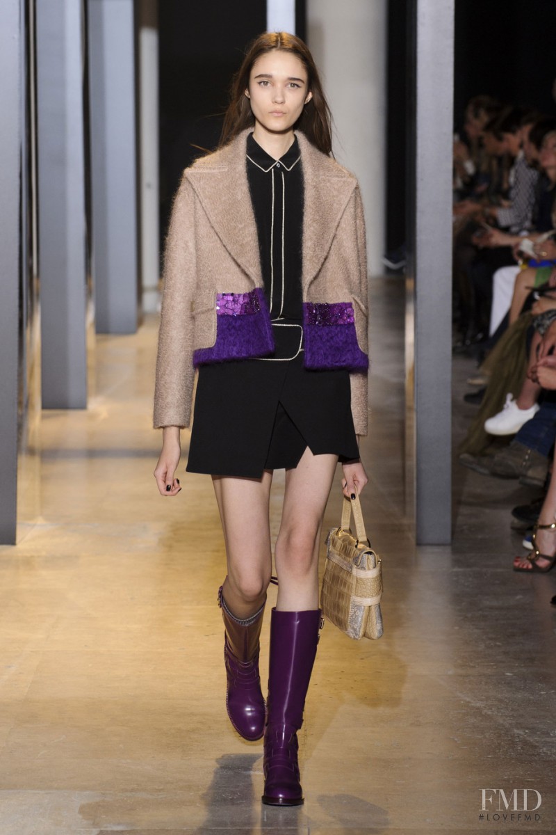 Pavlina Drozd featured in  the John Galliano fashion show for Autumn/Winter 2015