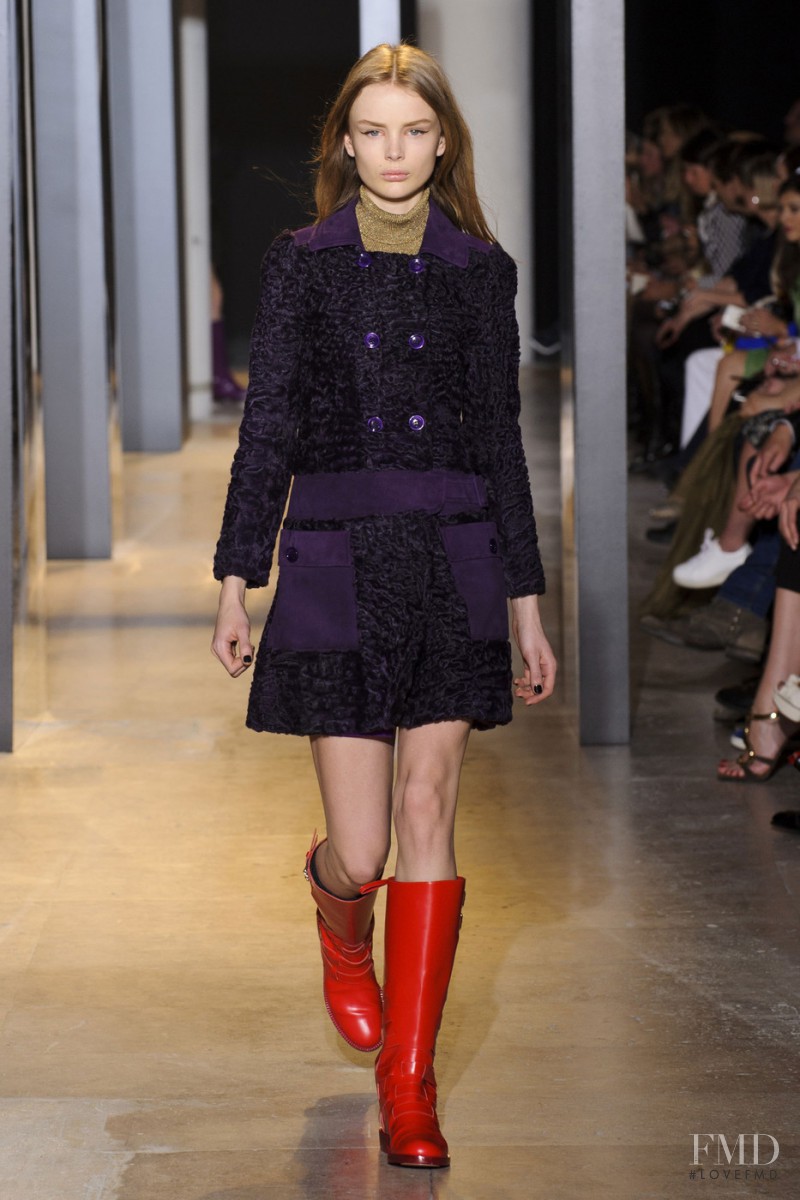 Tuva Alfredsson Mellbert featured in  the John Galliano fashion show for Autumn/Winter 2015