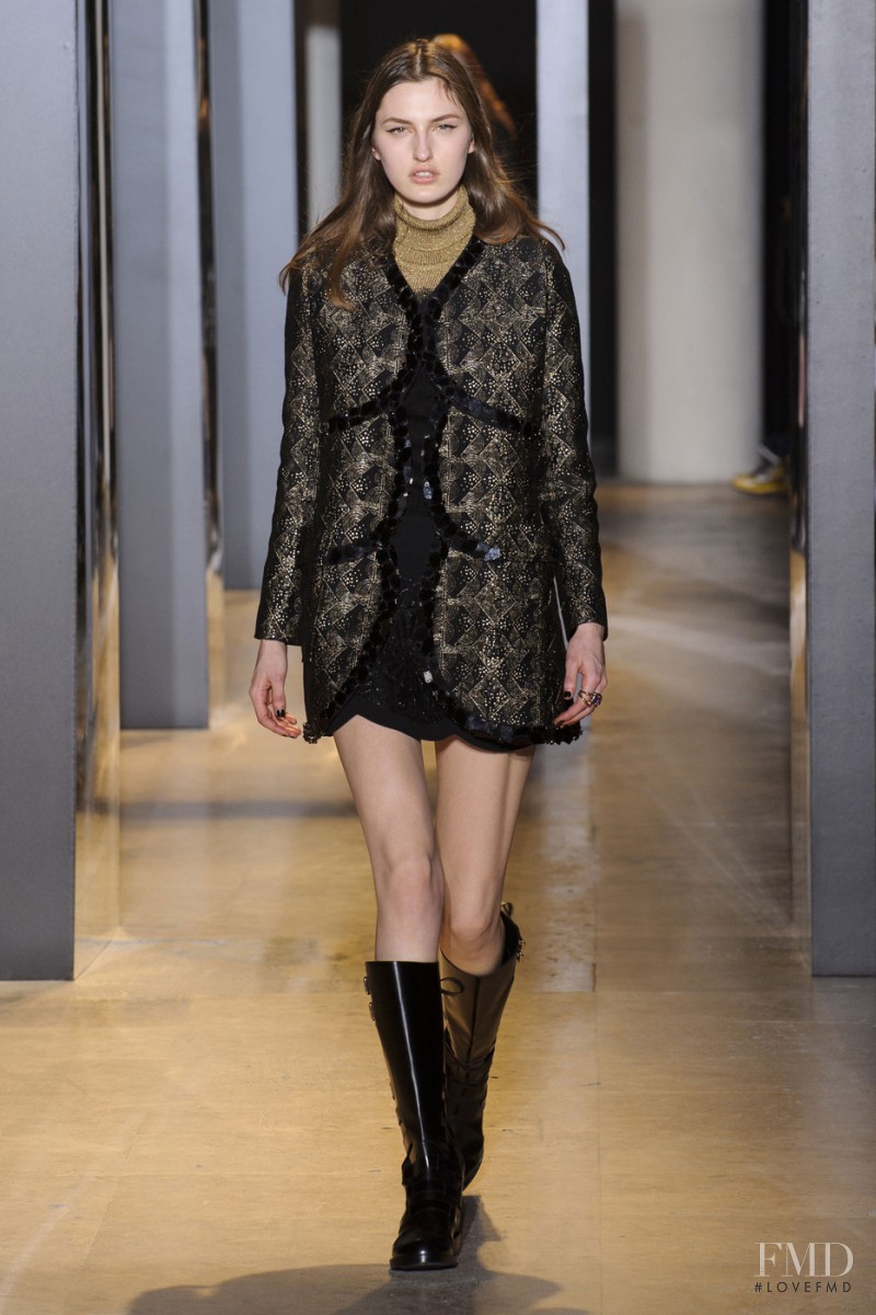 Zoe Huxford featured in  the John Galliano fashion show for Autumn/Winter 2015