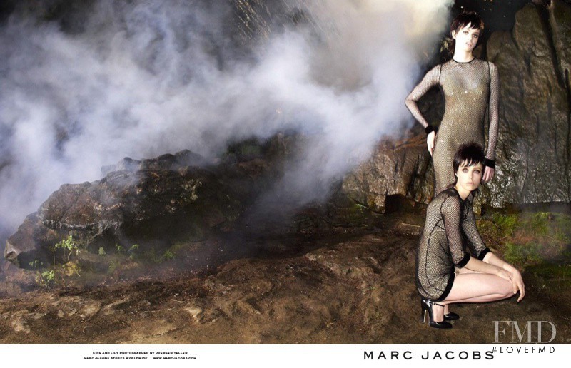 Edie Campbell featured in  the Marc Jacobs advertisement for Autumn/Winter 2013