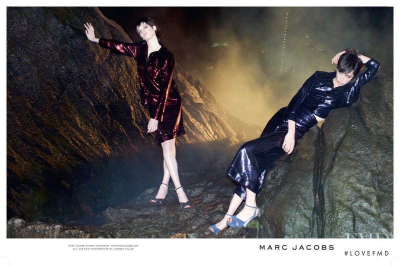 Edie Campbell featured in  the Marc Jacobs advertisement for Autumn/Winter 2013