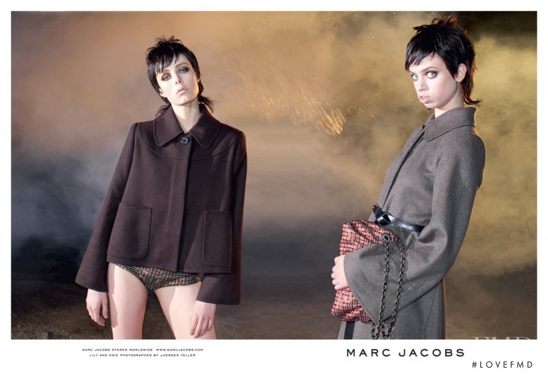 Edie Campbell featured in  the Marc Jacobs advertisement for Autumn/Winter 2013