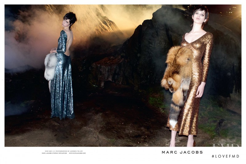 Edie Campbell featured in  the Marc Jacobs advertisement for Autumn/Winter 2013