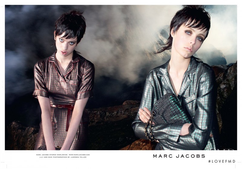 Edie Campbell featured in  the Marc Jacobs advertisement for Autumn/Winter 2013
