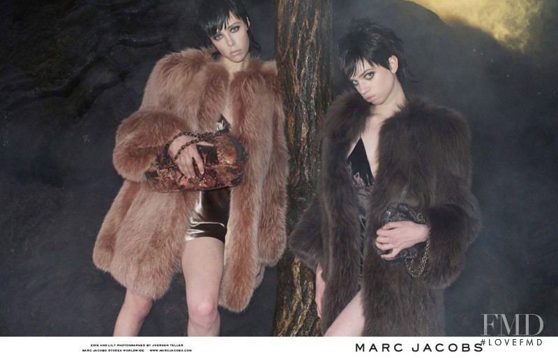 Edie Campbell featured in  the Marc Jacobs advertisement for Autumn/Winter 2013