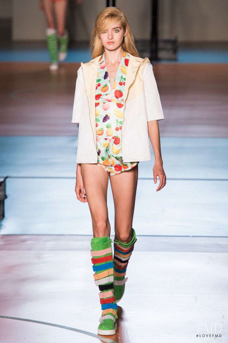 Kelsey Soles featured in  the Au Jour Le Jour fashion show for Spring/Summer 2015