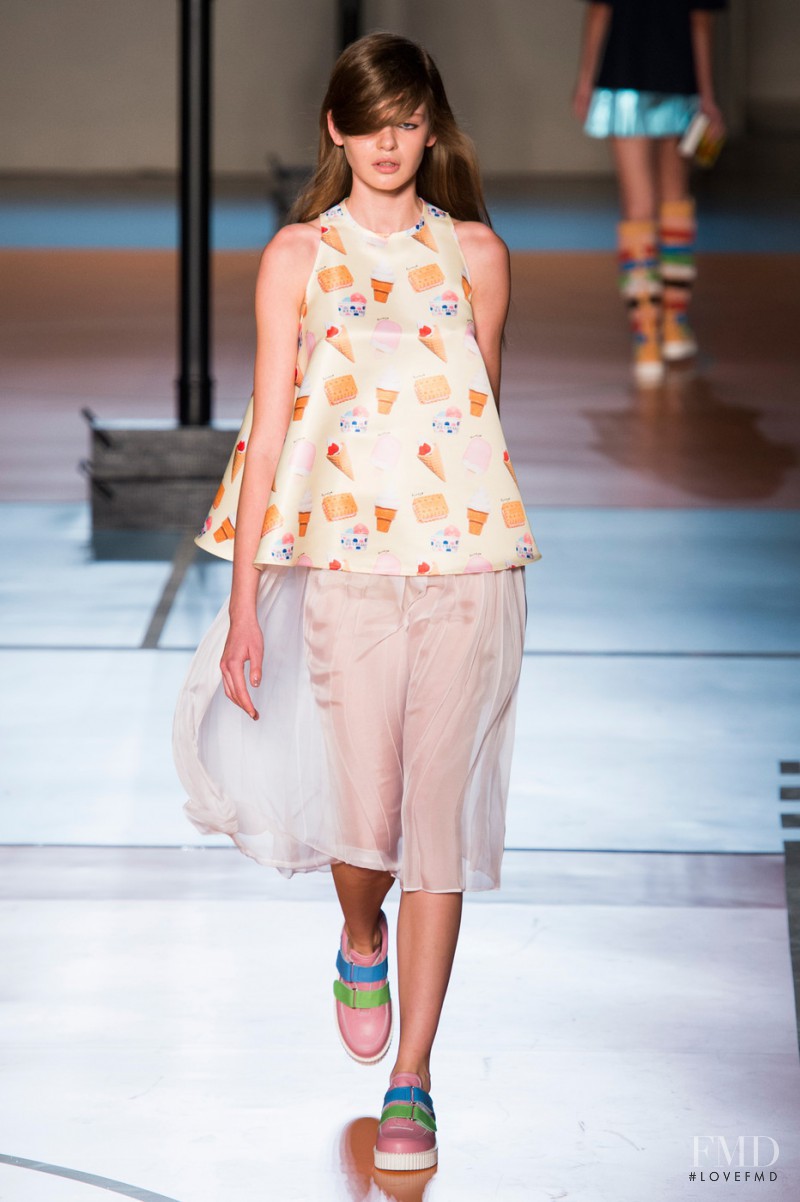 Sveta Matiunina featured in  the Au Jour Le Jour fashion show for Spring/Summer 2015