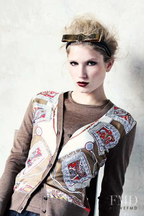 Alice Muller featured in  the Barbara Lohmann lookbook for Autumn/Winter 2012