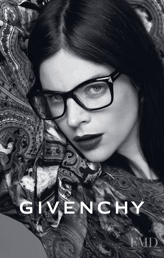 Julia Restoin Roitfeld featured in  the Givenchy advertisement for Autumn/Winter 2013