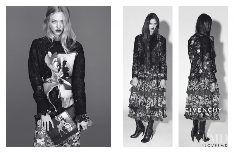 Dalianah Arekion featured in  the Givenchy advertisement for Autumn/Winter 2013